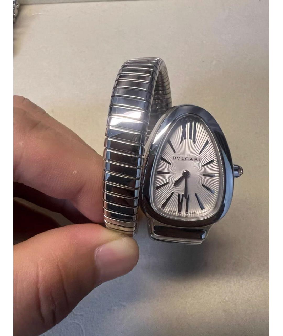 BVLGARI Серебряные часы, фото 4