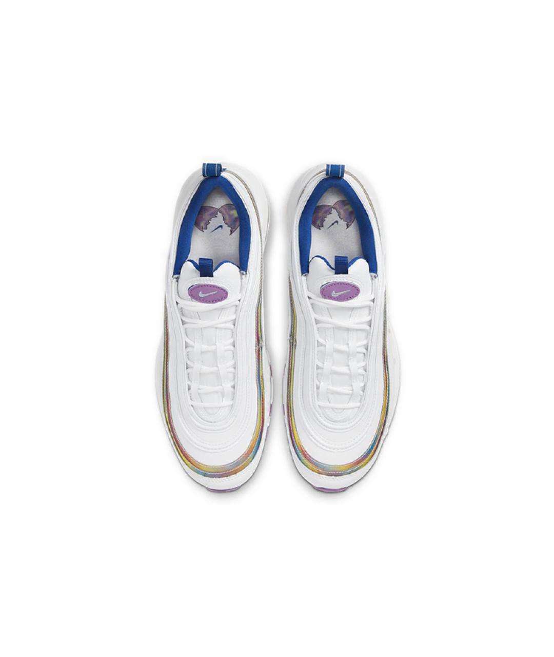 NIKE Белые кожаные кроссовки, фото 4