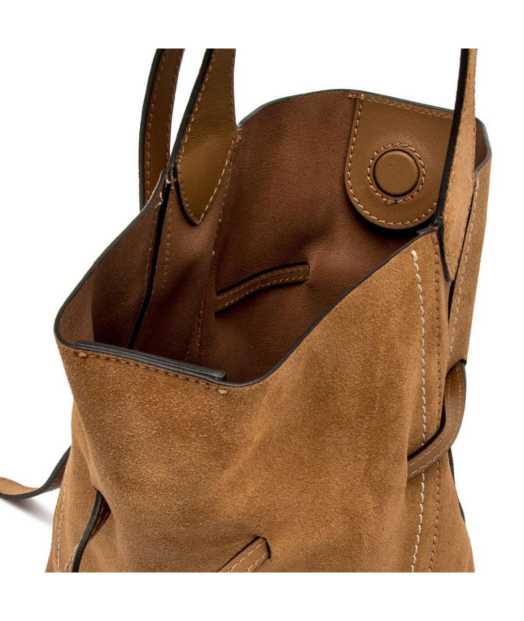 Gianni Chiarini Коричневая замшевая сумка через плечо, фото 4