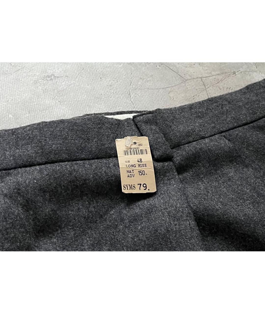 GIVENCHY Серые шерстяные повседневные брюки, фото 6