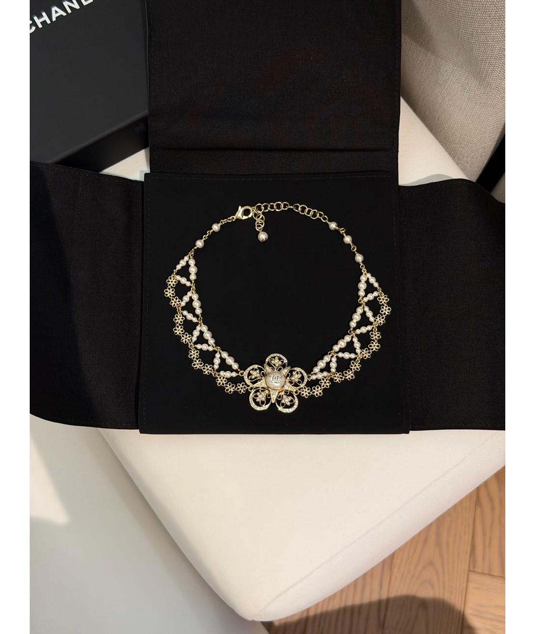 CHANEL Золотой чокер, фото 3