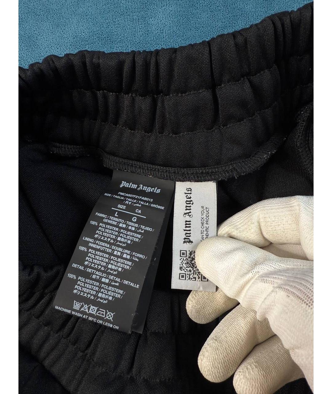 PALM ANGELS Черные синтетические повседневные брюки, фото 5
