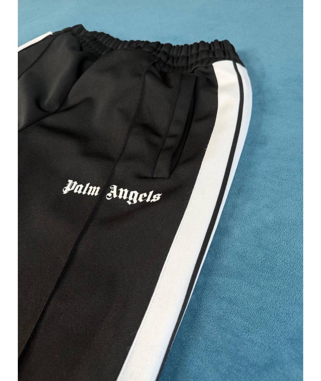 PALM ANGELS Черные синтетические повседневные брюки, фото 2