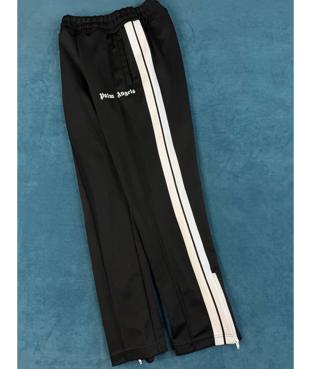 PALM ANGELS Черные синтетические повседневные брюки, фото 3