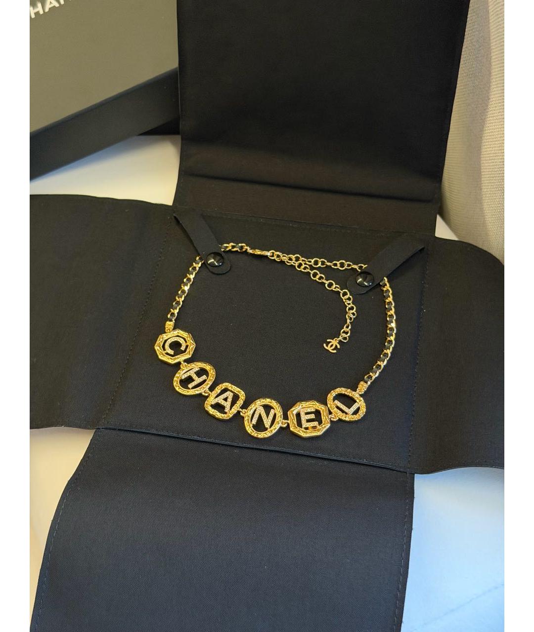 CHANEL Золотой чокер, фото 2