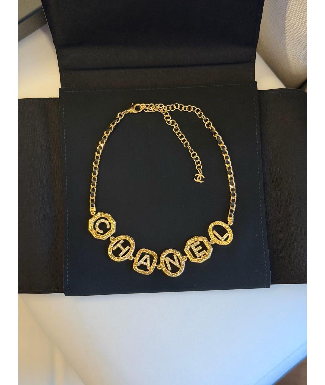 CHANEL Золотой чокер, фото 3