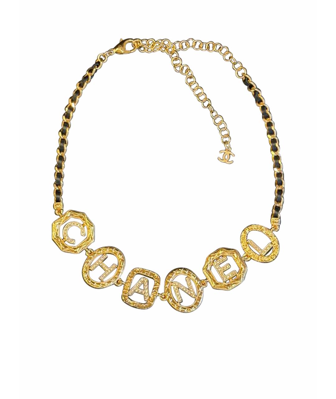 CHANEL Золотой чокер, фото 1