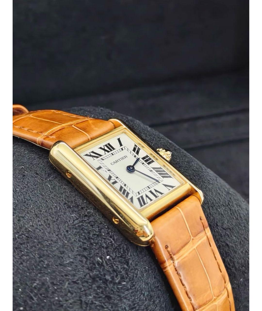 CARTIER Золотые часы из желтого золота, фото 3