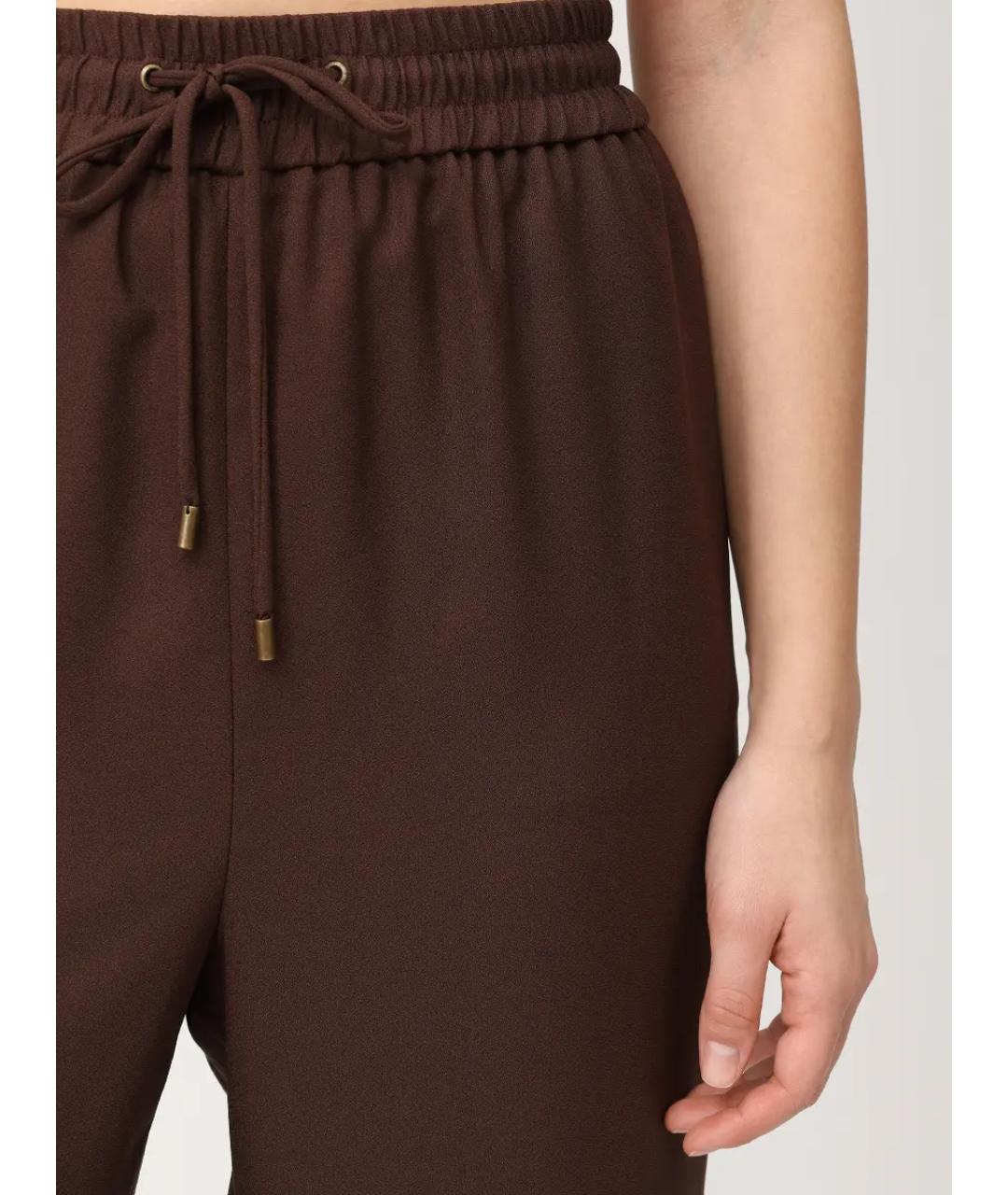 ETRO Коричневые прямые брюки, фото 5