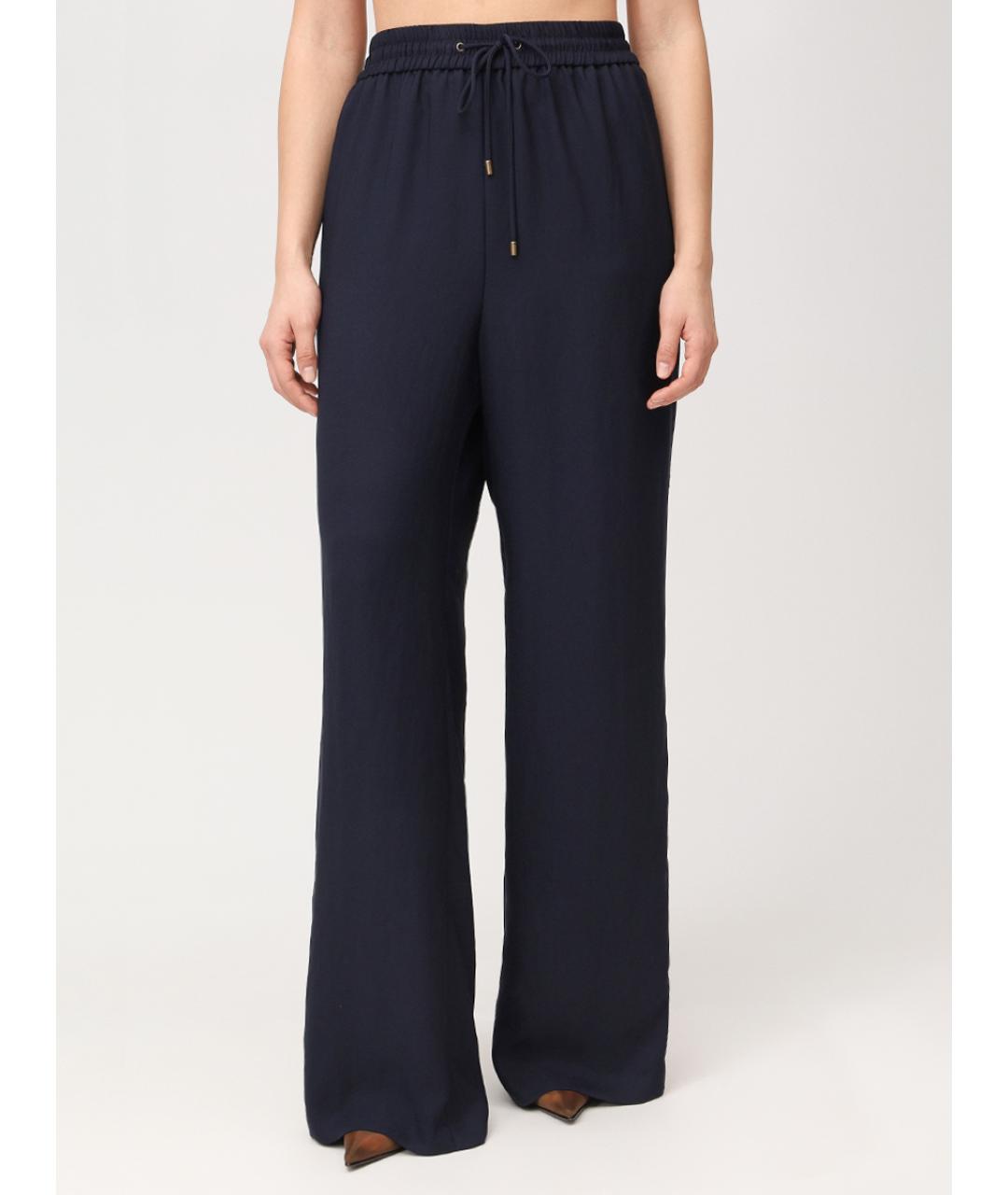 ETRO Синие прямые брюки, фото 4