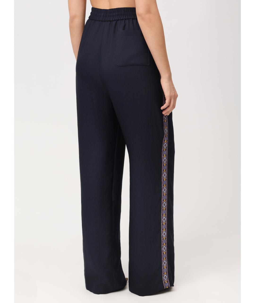 ETRO Синие прямые брюки, фото 3