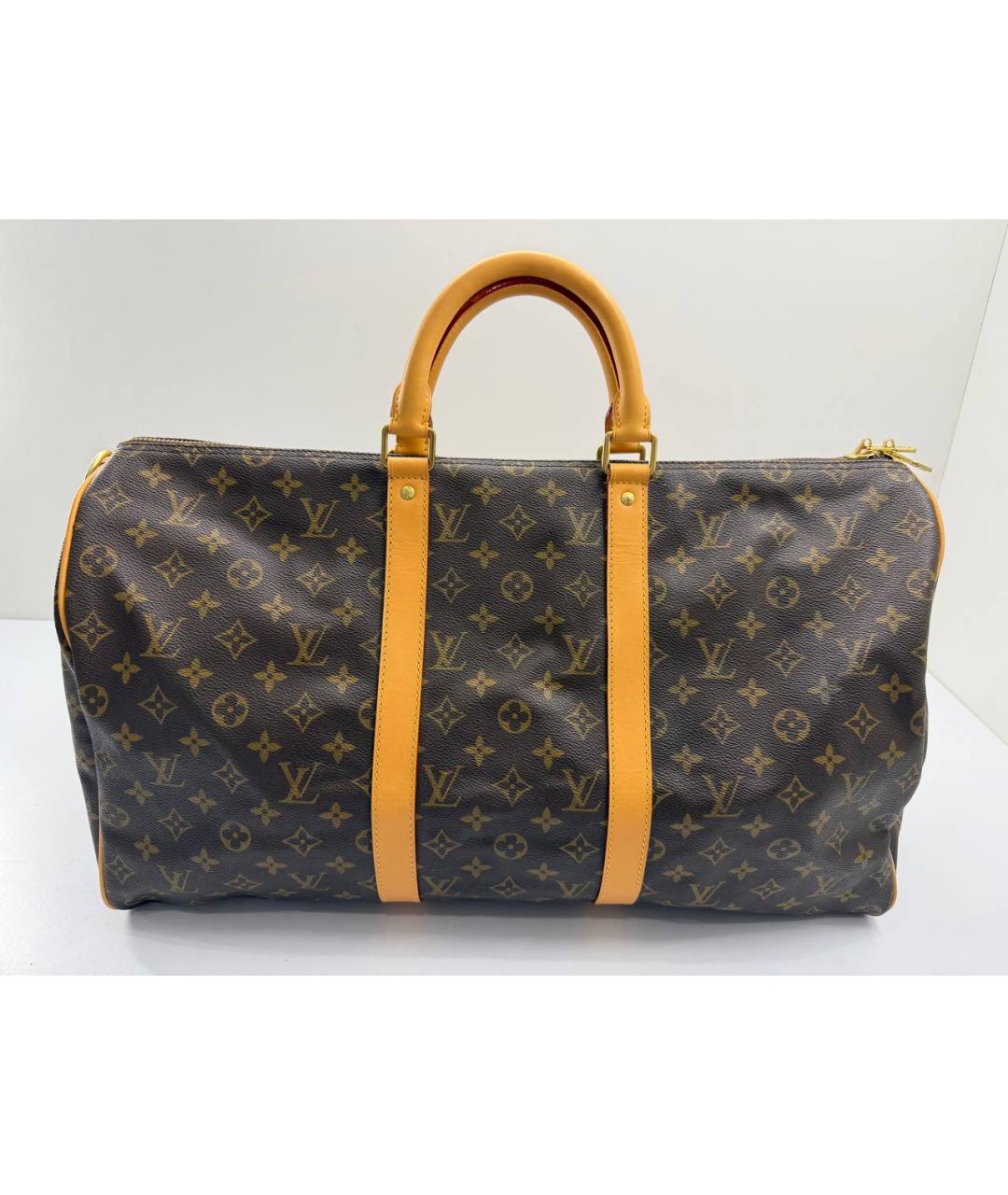 LOUIS VUITTON Коричневая дорожная/спортивная сумка, фото 2