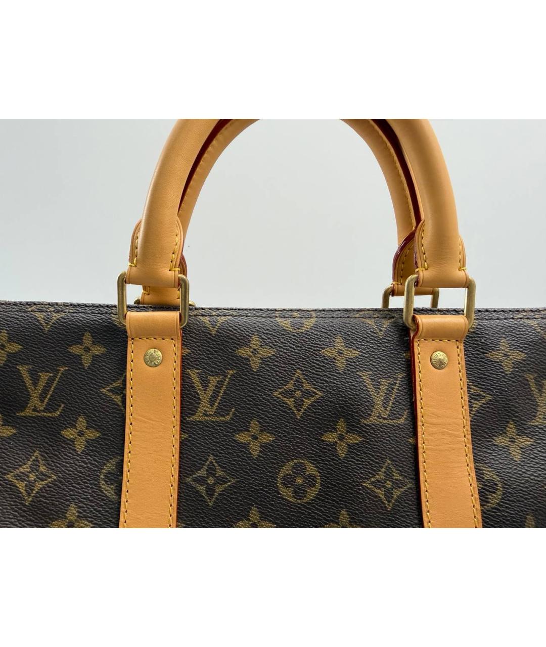 LOUIS VUITTON Коричневая дорожная/спортивная сумка, фото 3