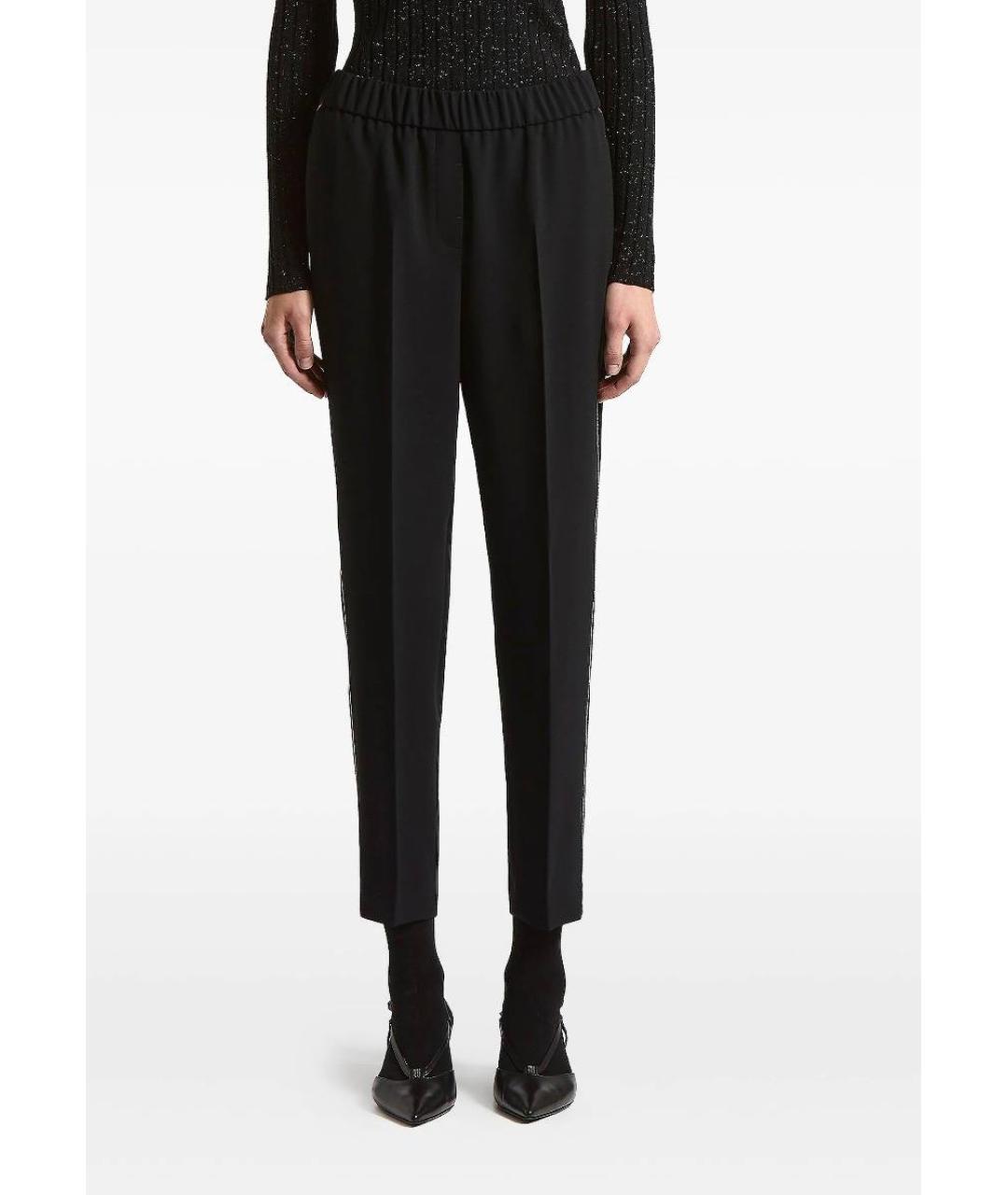 PESERICO Черные брюки узкие, фото 7