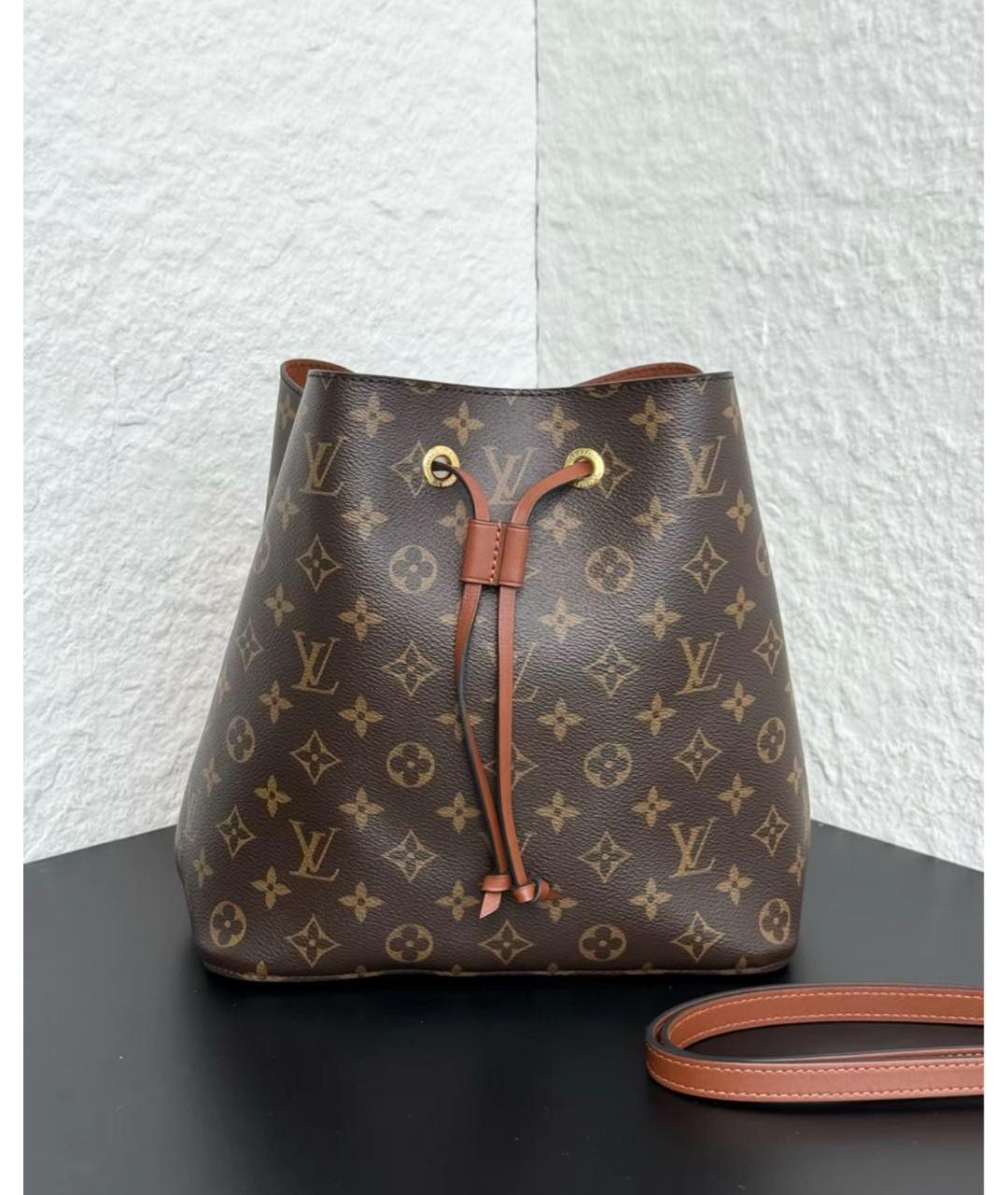 LOUIS VUITTON Коричневая сумка через плечо, фото 6