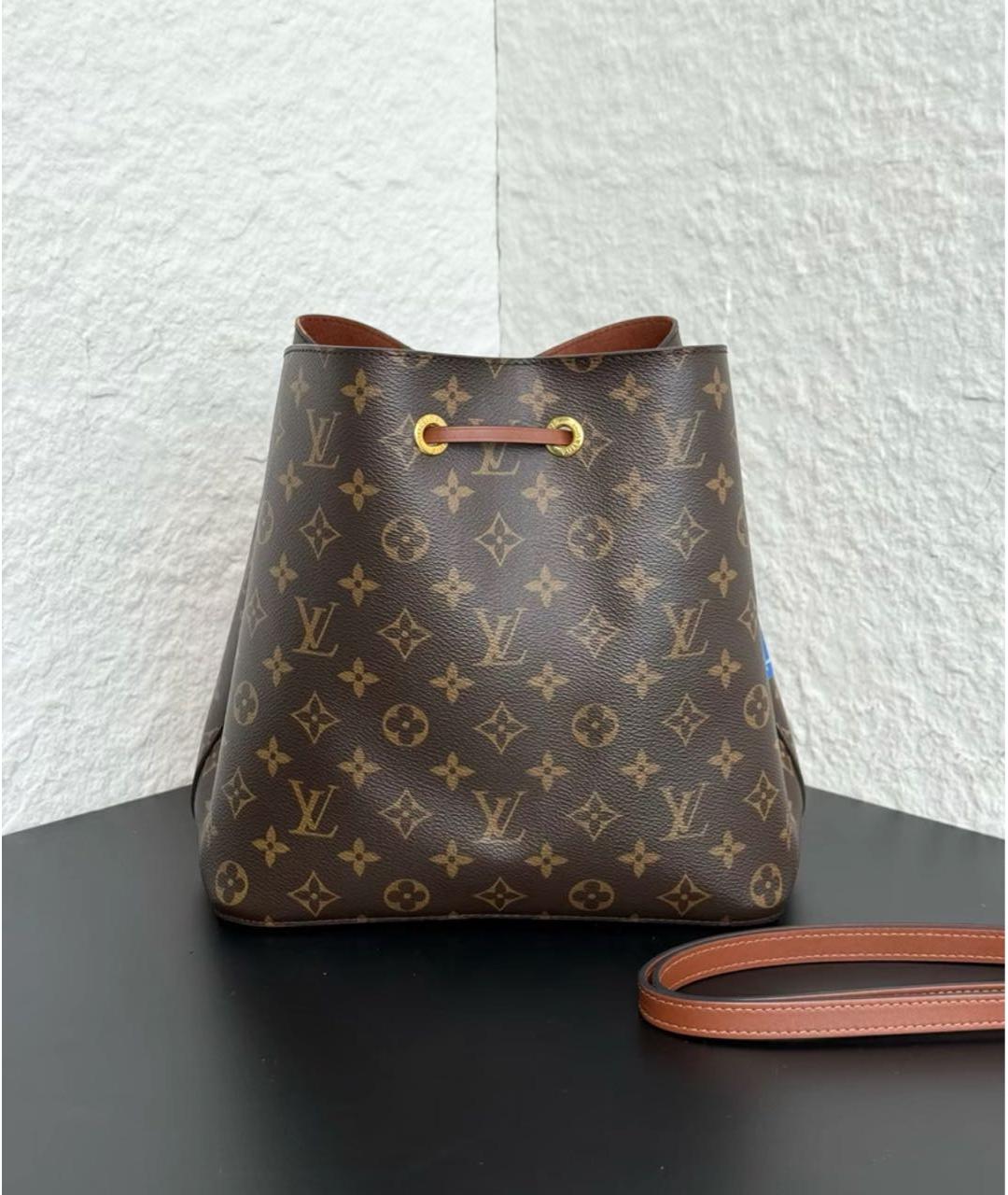 LOUIS VUITTON Коричневая сумка через плечо, фото 3