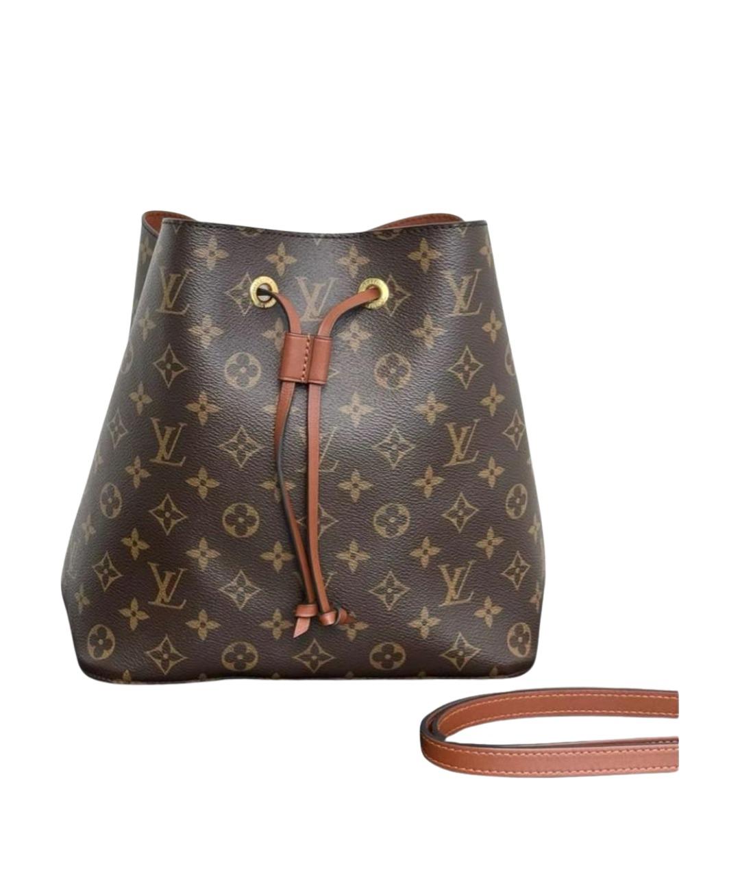 LOUIS VUITTON Коричневая сумка через плечо, фото 1