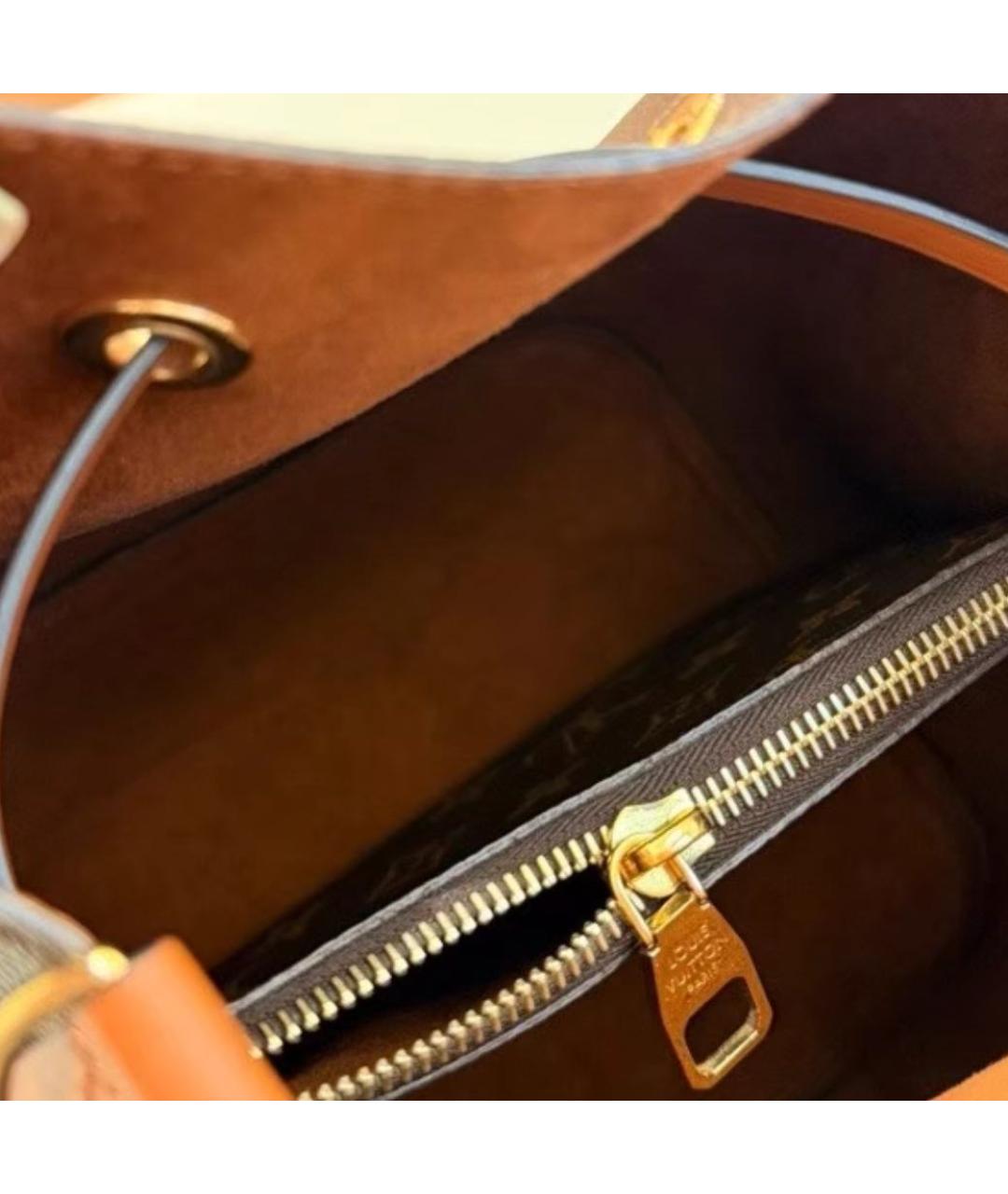 LOUIS VUITTON Коричневая сумка через плечо, фото 4