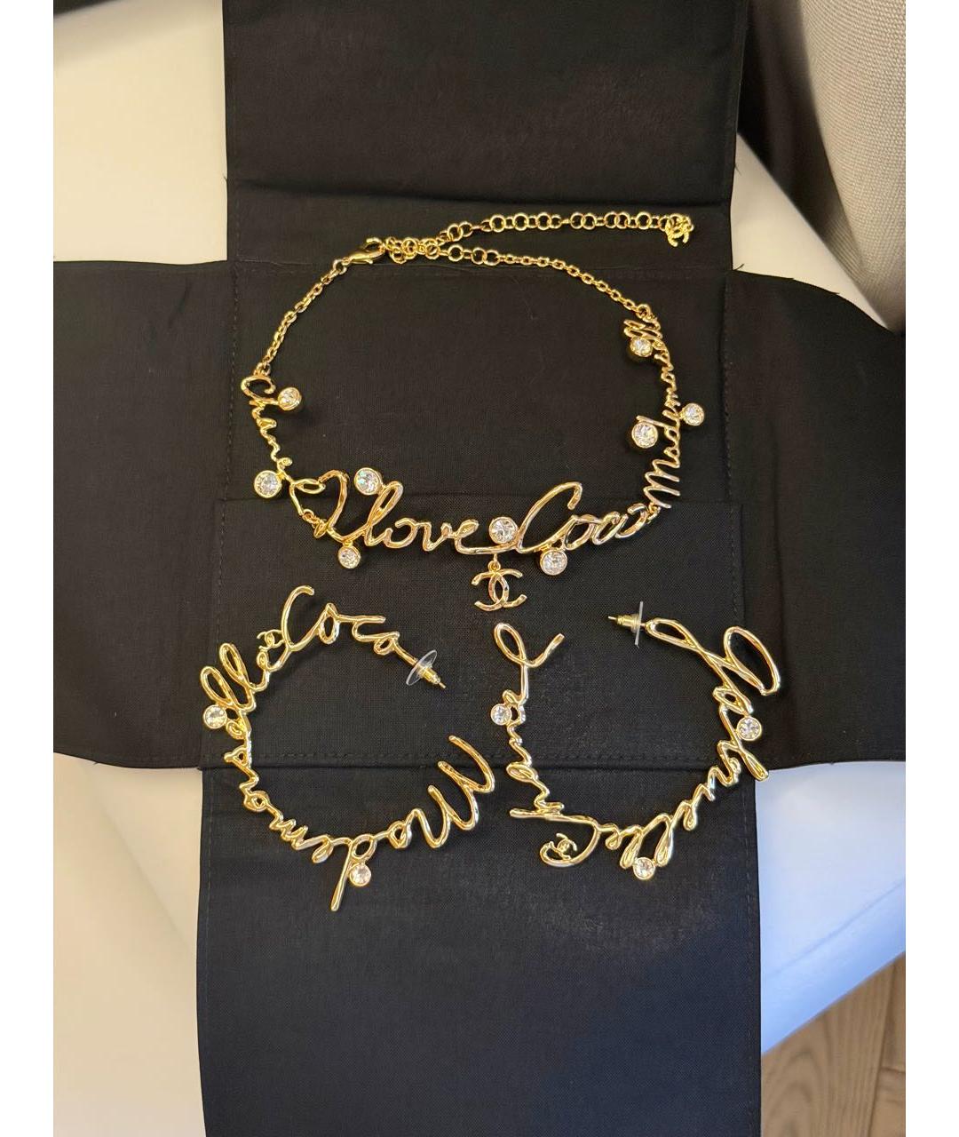 CHANEL Золотой комплект, фото 3