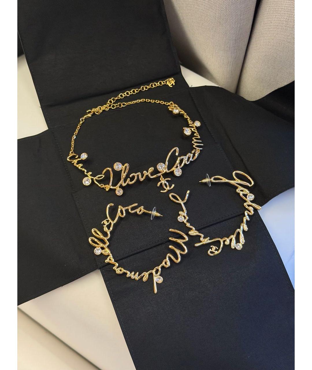 CHANEL Золотой комплект, фото 2