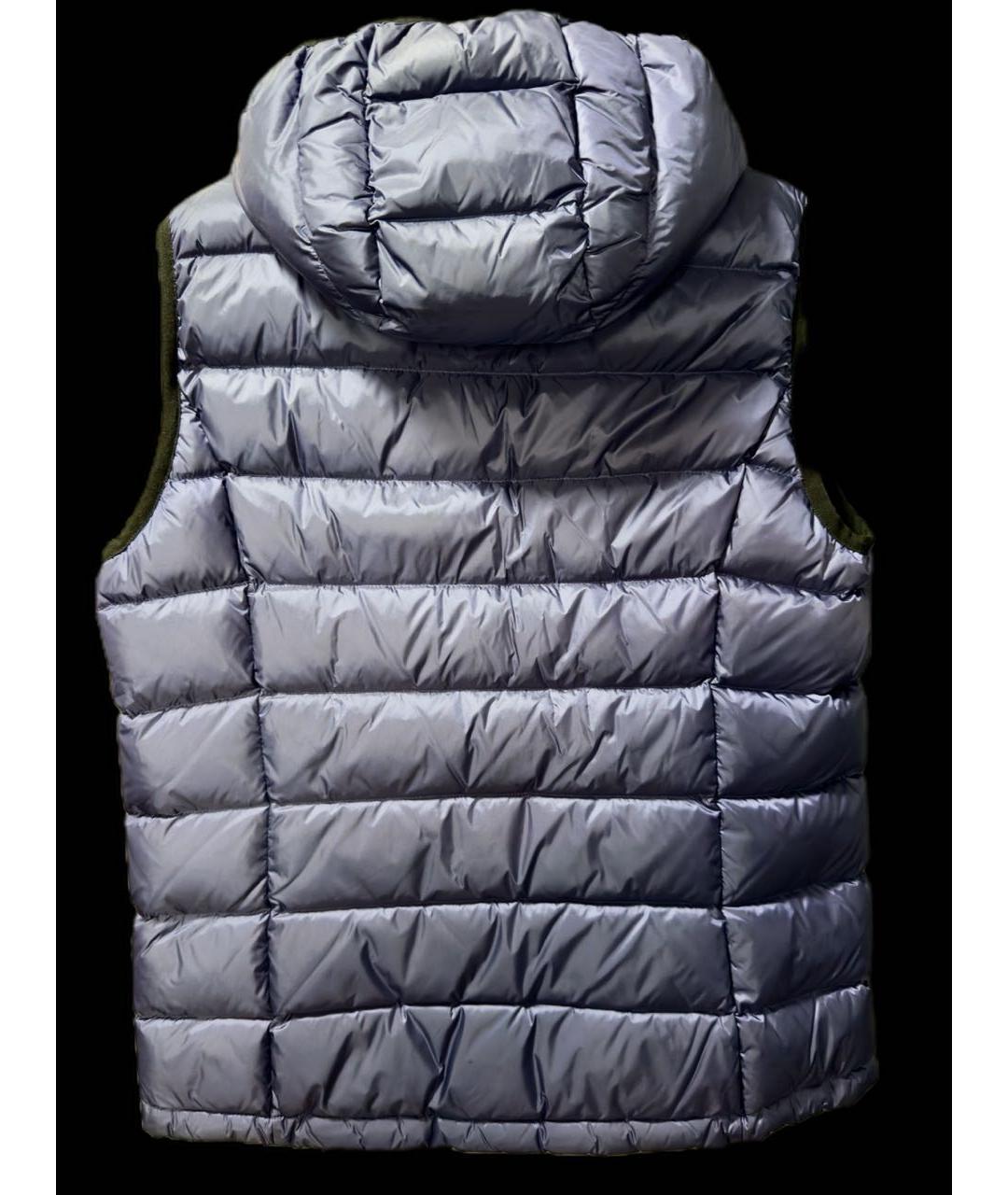 BLAUER Темно-синий полиэстеровый жилет, фото 2