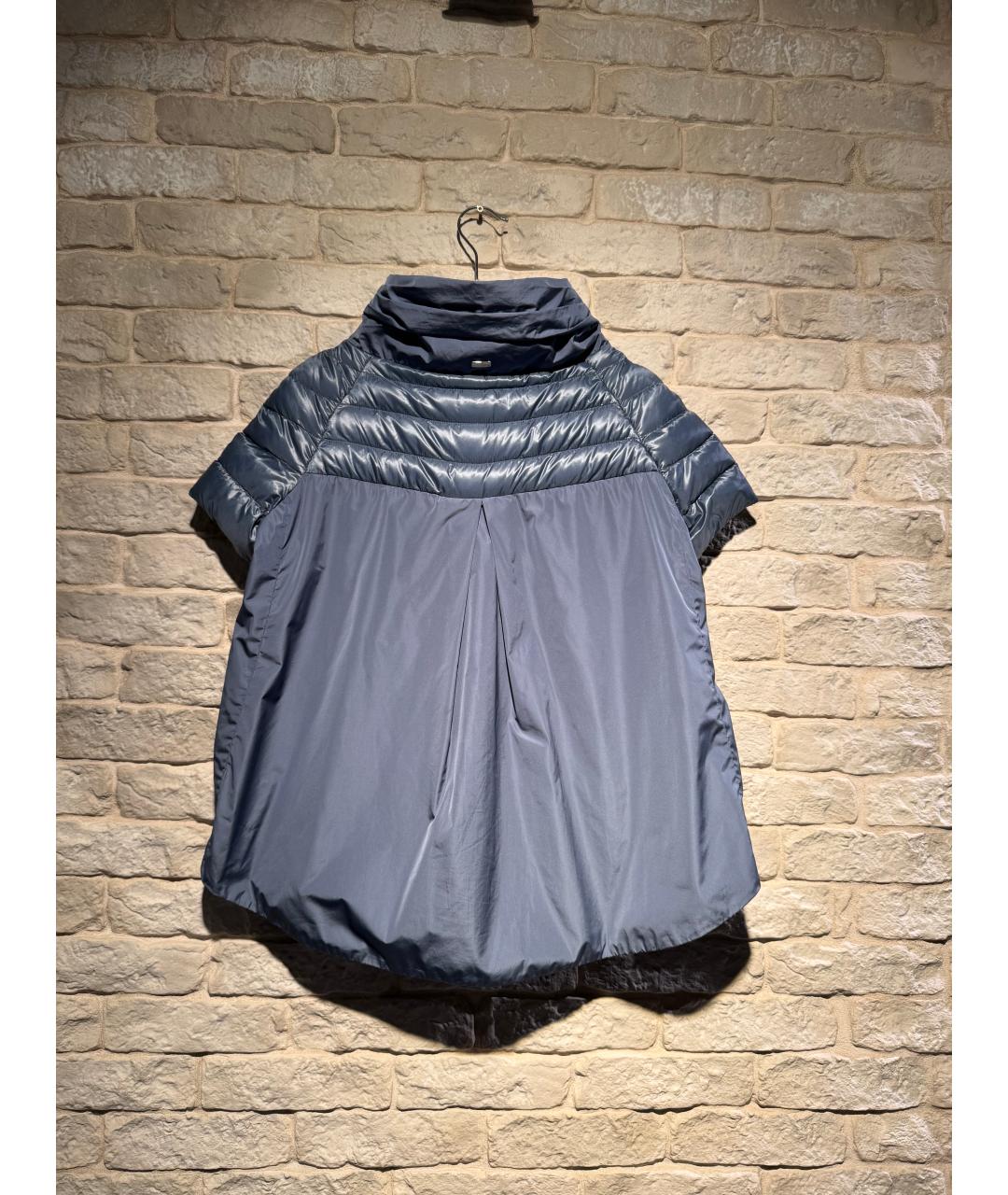 HERNO Синий жилет, фото 3