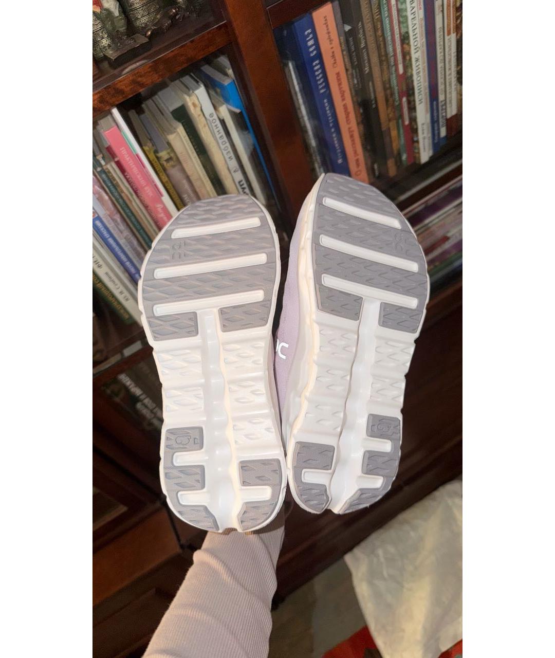 ON Розовые текстильные кроссовки, фото 4