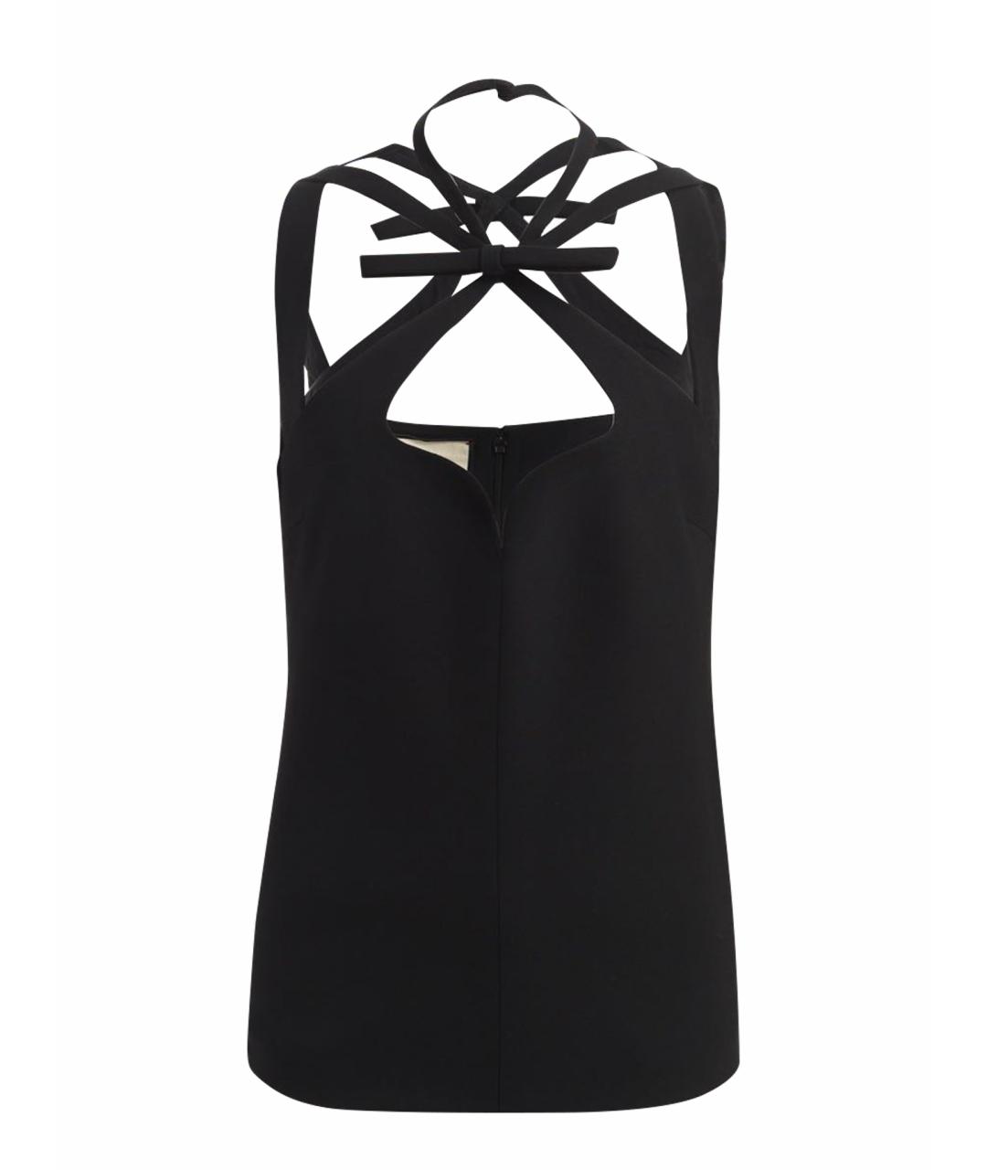 GUCCI Черный шелковый корсет, фото 1