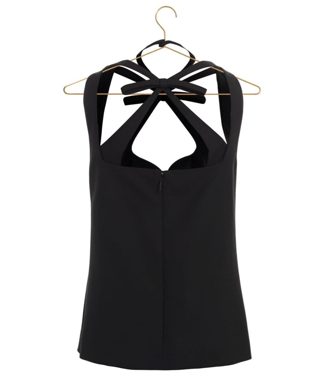 GUCCI Черный шелковый корсет, фото 2