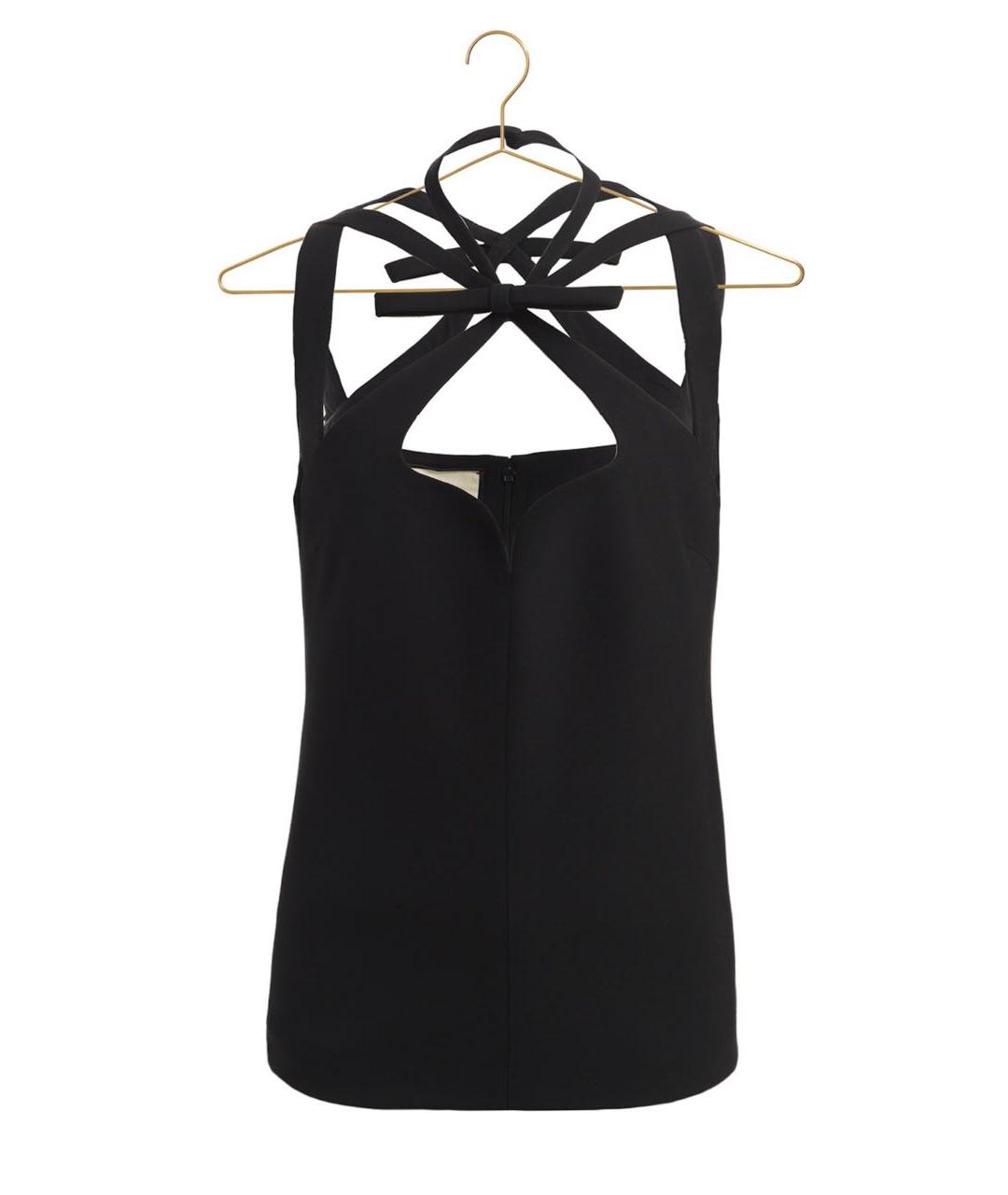 GUCCI Черный шелковый корсет, фото 5