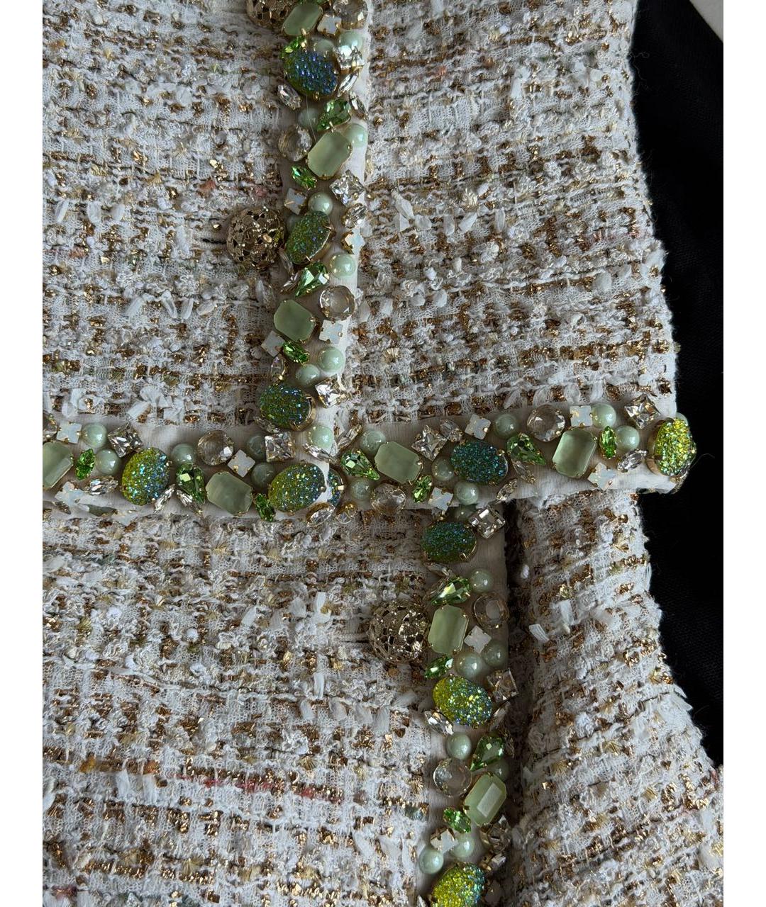 CHANEL Бежевый твидовый костюм с юбками, фото 3