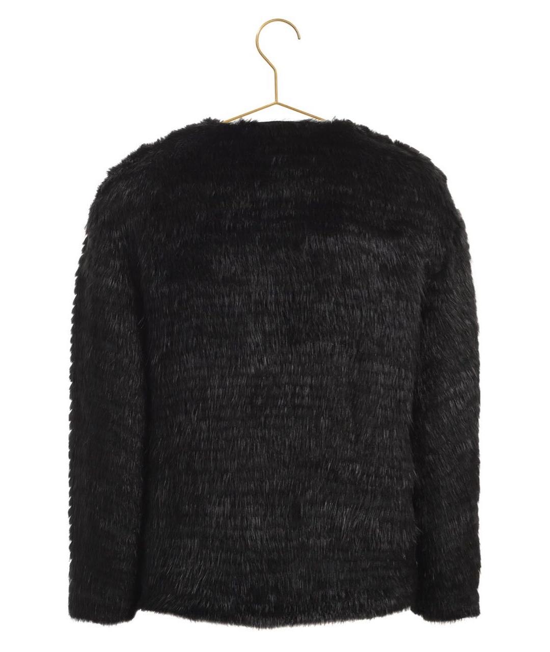 PRADA Черный меховой жакет/пиджак, фото 3
