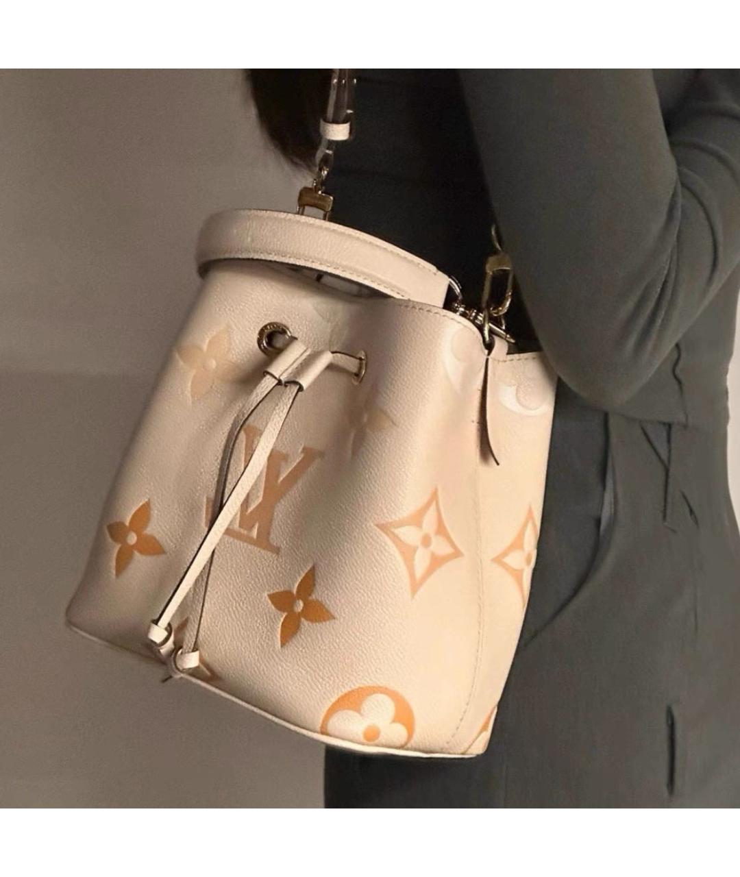 LOUIS VUITTON Бежевая сумка через плечо, фото 7