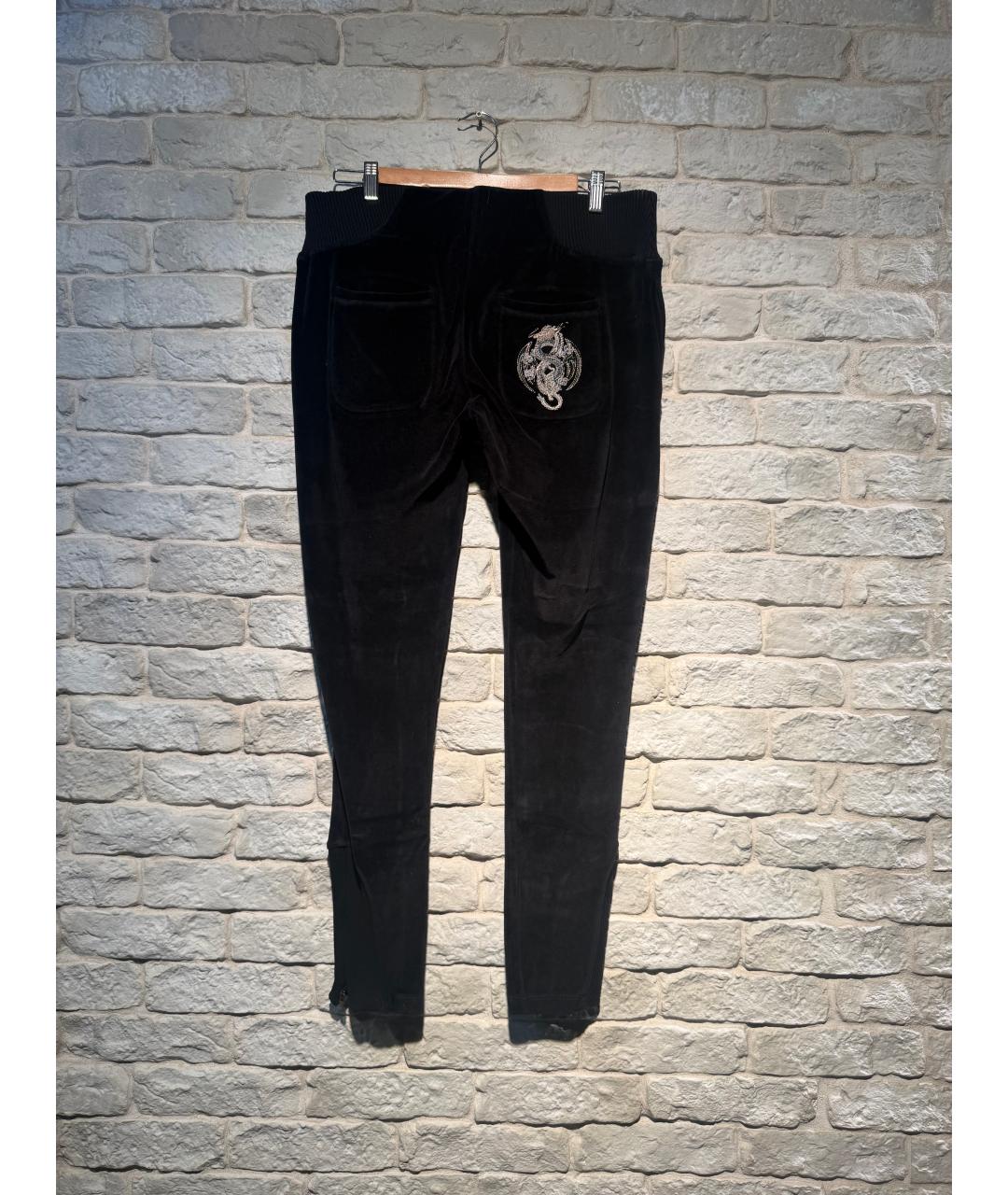 BOGNER Черный бархатный костюм с брюками, фото 4