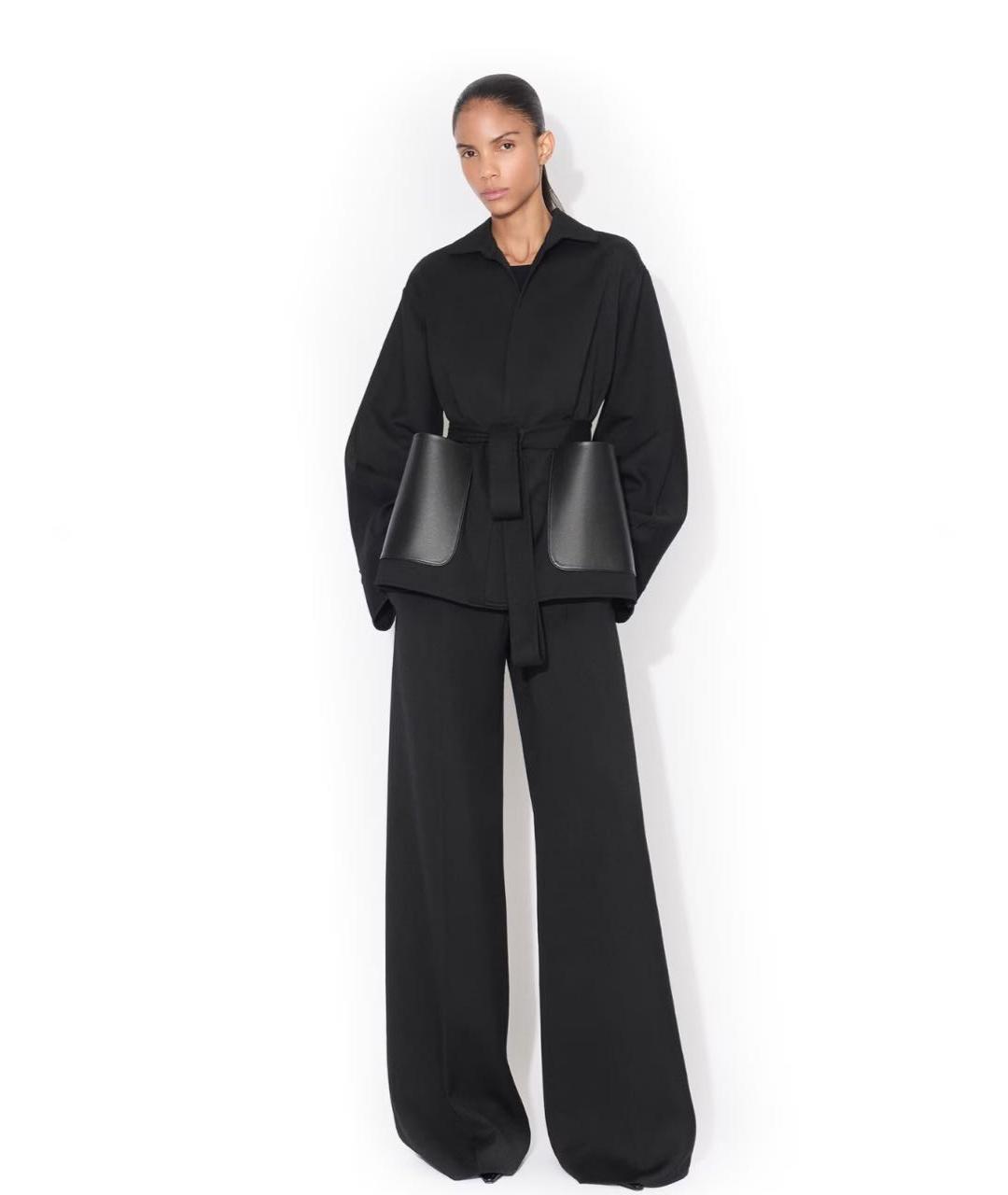 ALAIA Черное шерстяное пальто, фото 6