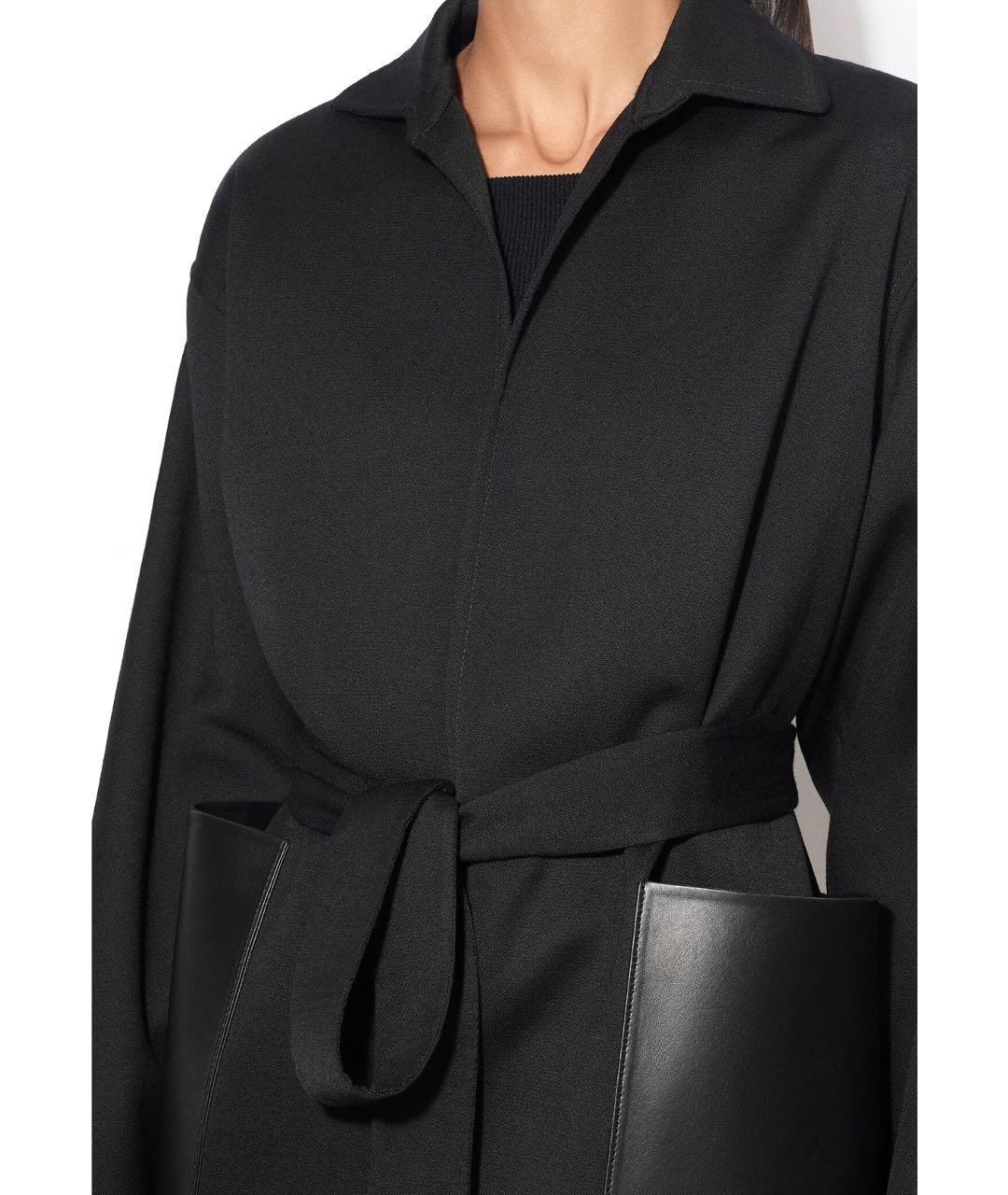ALAIA Черное шерстяное пальто, фото 8