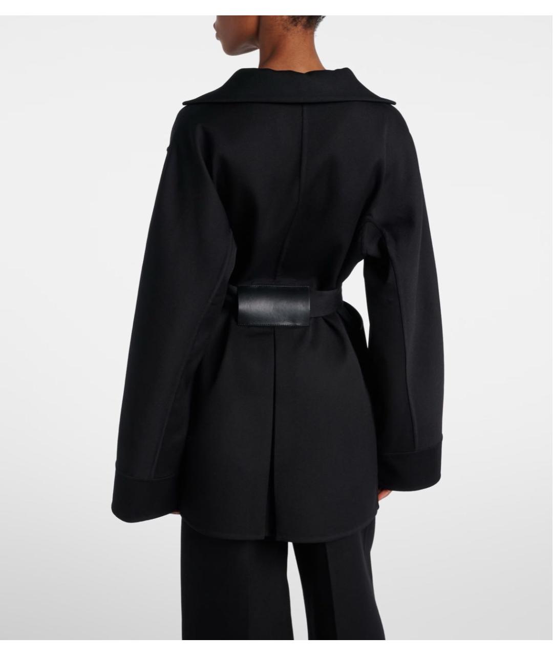 ALAIA Черное шерстяное пальто, фото 3