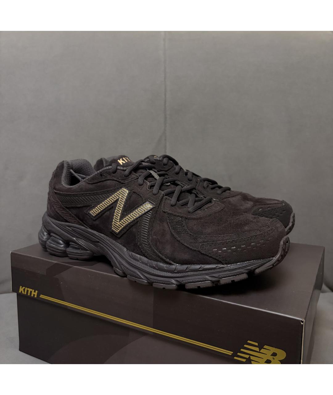 NEW BALANCE Коричневые замшевые кроссовки, фото 3