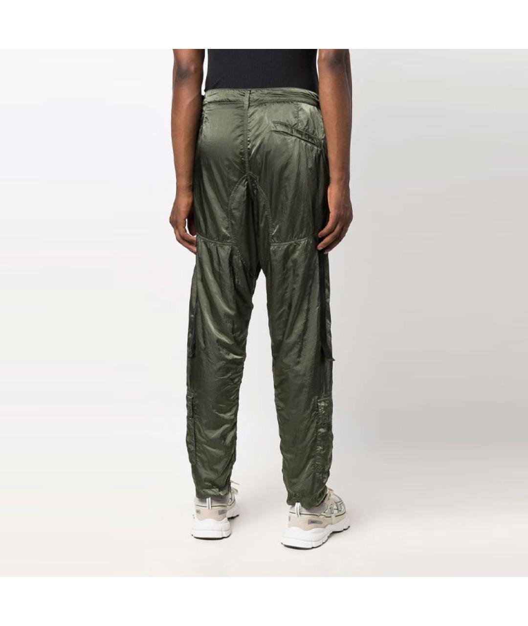 STONE ISLAND Зеленые повседневные брюки, фото 4