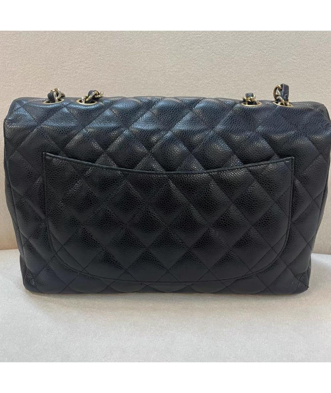 CHANEL Черная кожаная сумка через плечо, фото 4