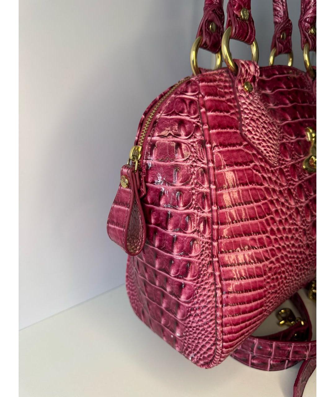 VIVIENNE WESTWOOD Розовая кожаная сумка с короткими ручками, фото 7