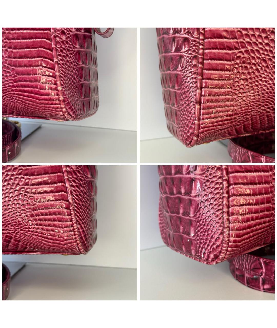 VIVIENNE WESTWOOD Розовая кожаная сумка с короткими ручками, фото 6