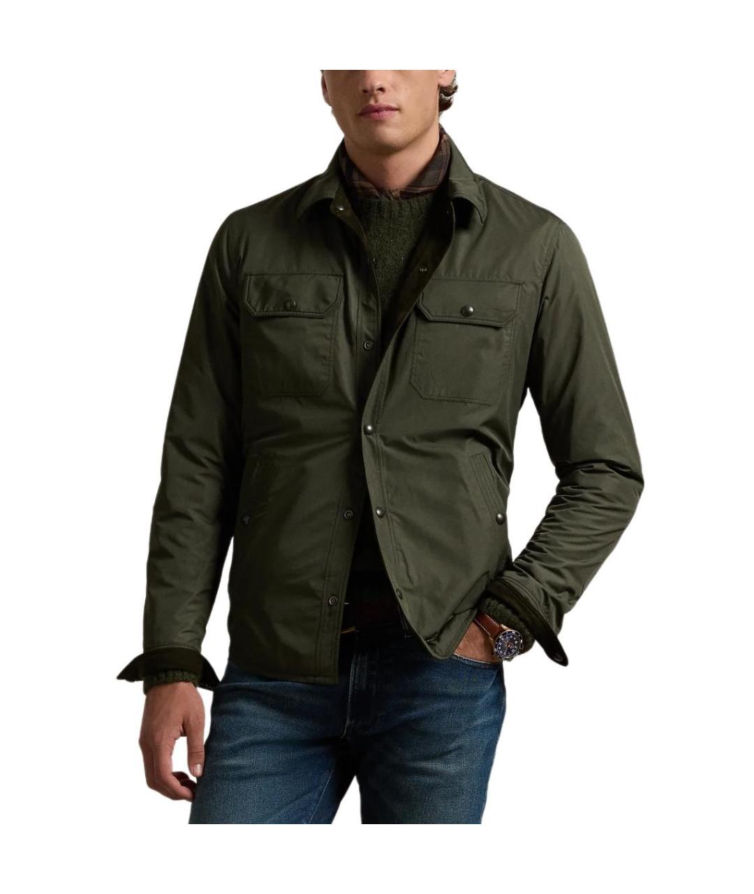 POLO RALPH LAUREN Зеленая куртка, фото 2