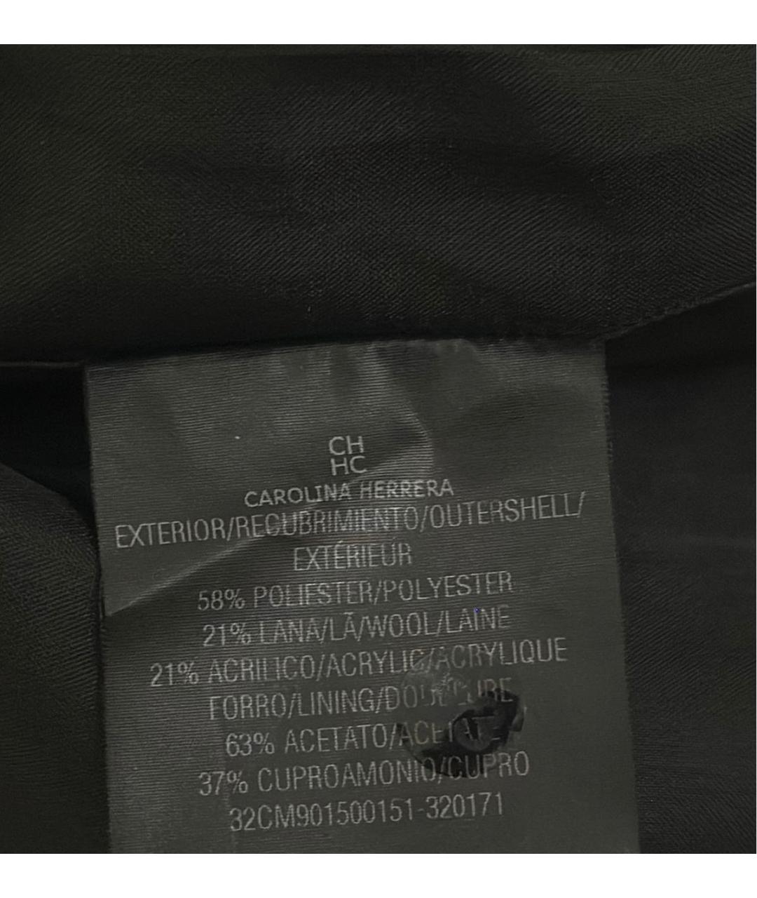 CAROLINA HERRERA Бордовое шерстяное коктейльное платье, фото 7