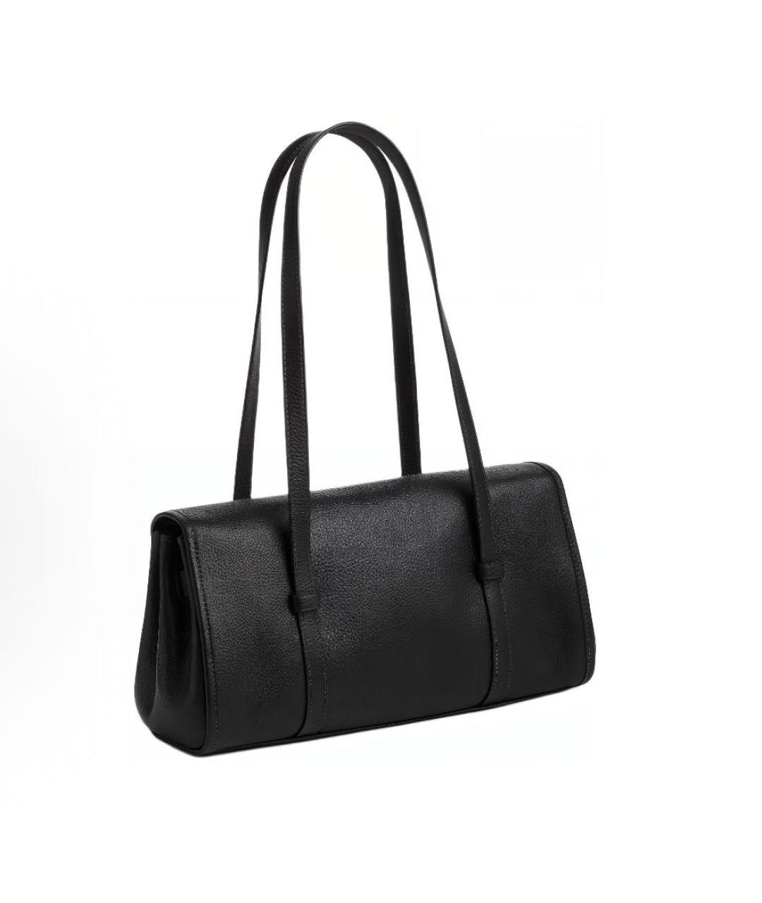 COACH Черная кожаная сумка через плечо, фото 2