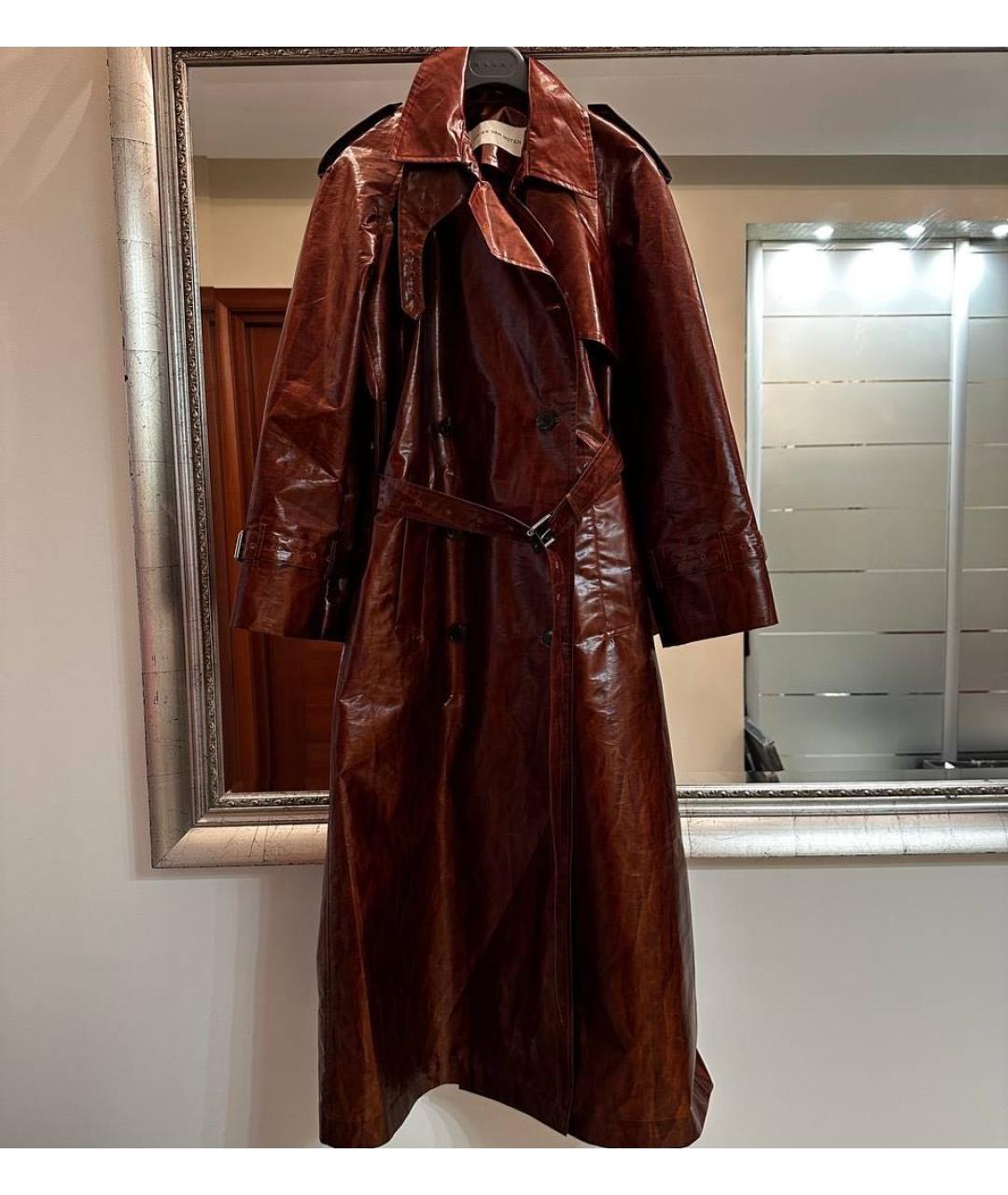 DRIES VAN NOTEN Коричневый тренч/плащ, фото 2