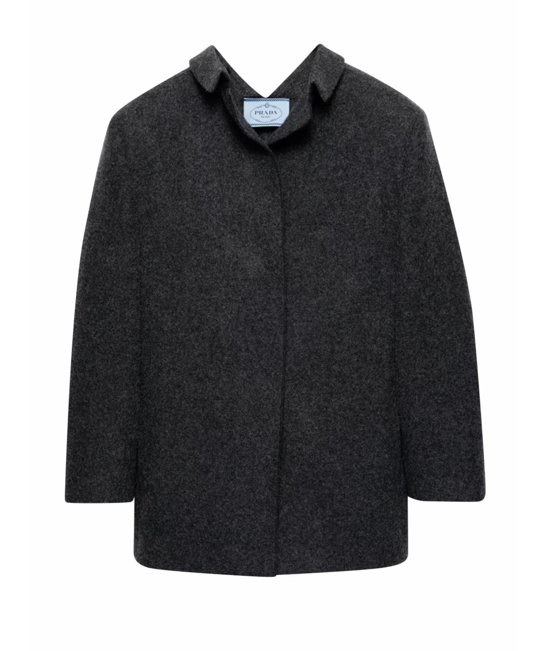 PRADA Серое пальто, фото 1