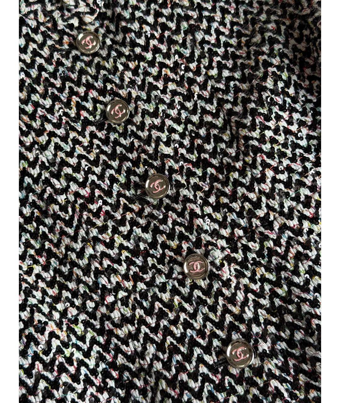 CHANEL Мульти твидовый жакет/пиджак, фото 5