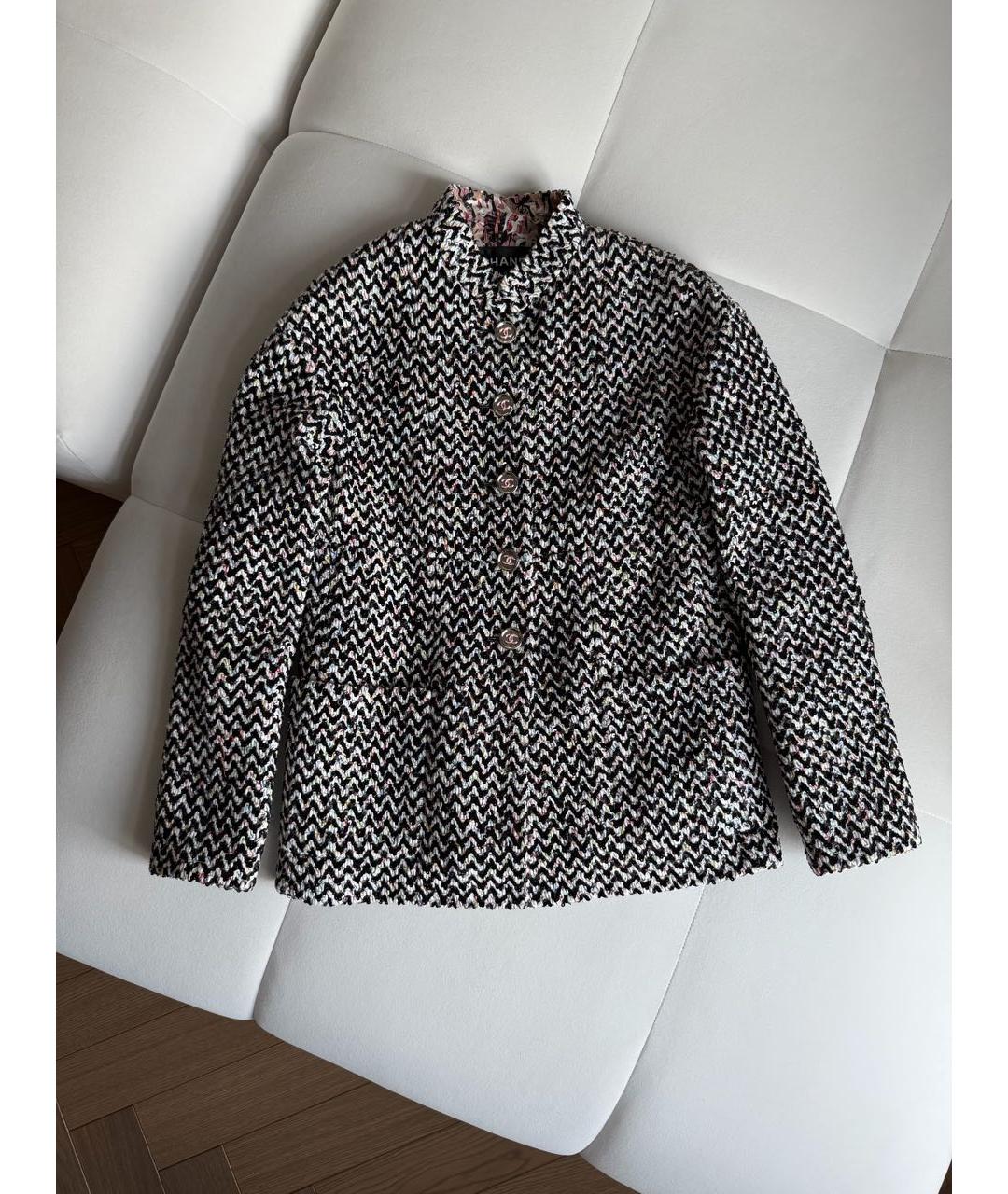 CHANEL Мульти твидовый жакет/пиджак, фото 2