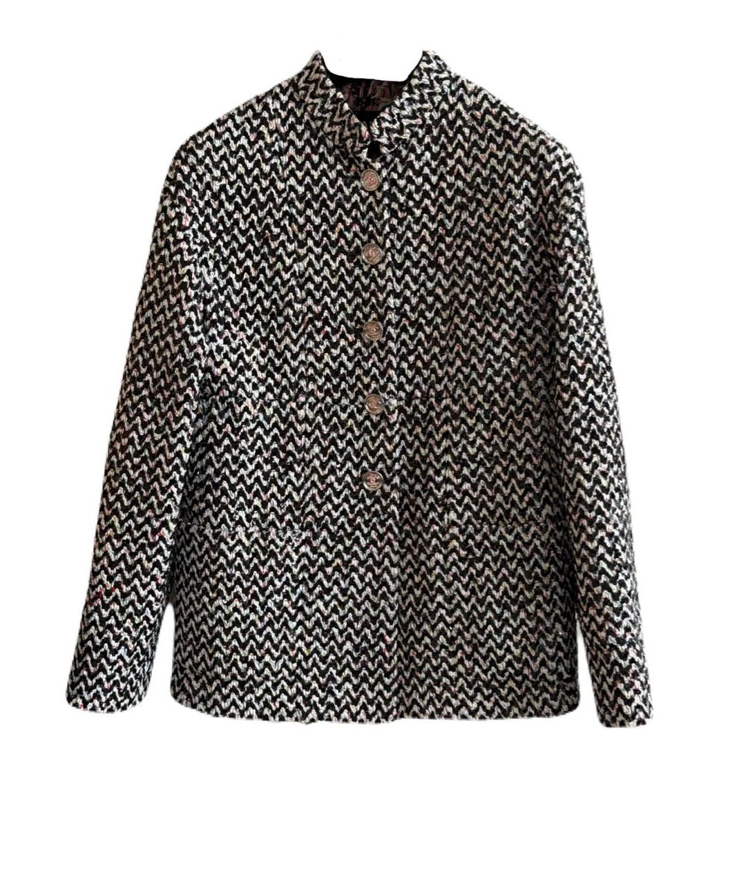 CHANEL Мульти твидовый жакет/пиджак, фото 7
